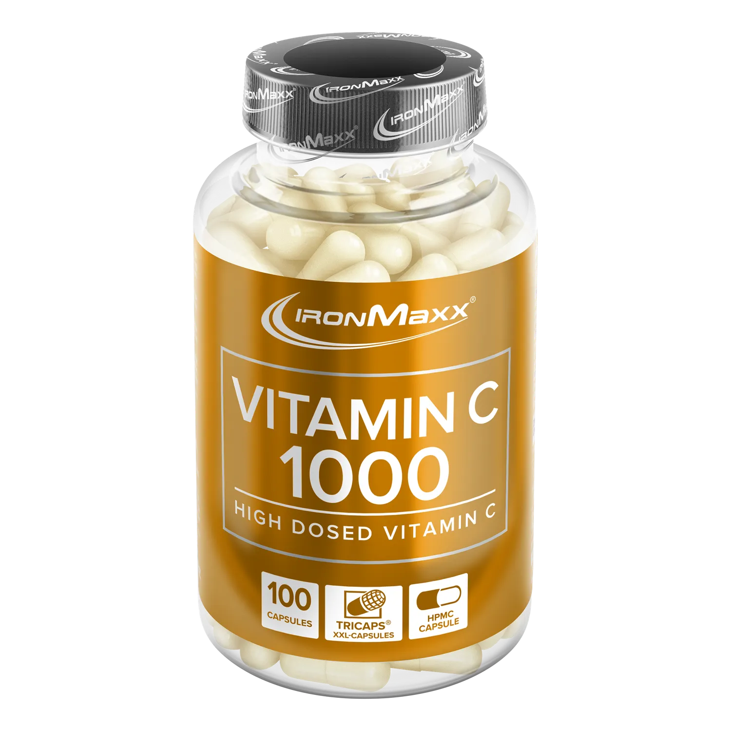 IronMaxx Vitamin C 1000 Kapseln 100 Stück hochdosiert