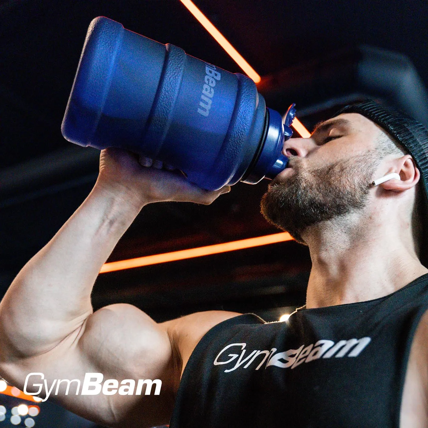 GymBeam Hydrator TT Trinkflasche 2,5 L Midnight Blue BPA-frei