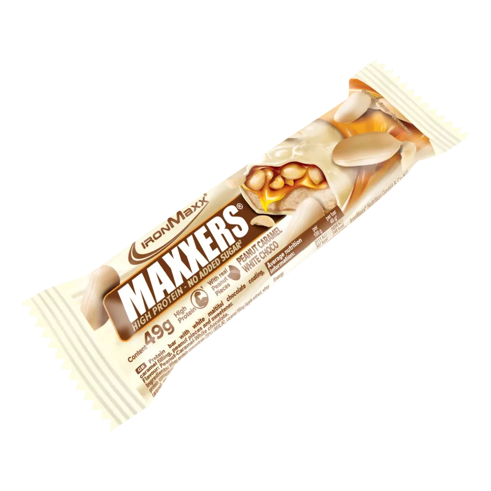 IronMaxx Maxxers Proteinriegel 49g White Peanut