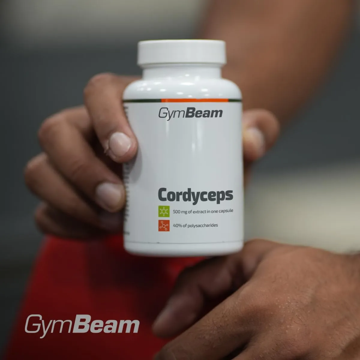 GymBeam Cordyceps Kapseln Extrakt 2000mg 90 Stk vegan