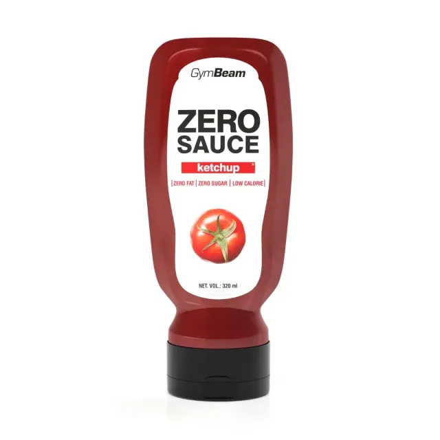 GymBeam ZERO Sauce Ketchup 320 ml vegan kalorienarm