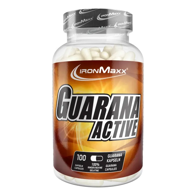 IronMaxx Guarana Active Kapseln 100 Stk natürliches Koffein