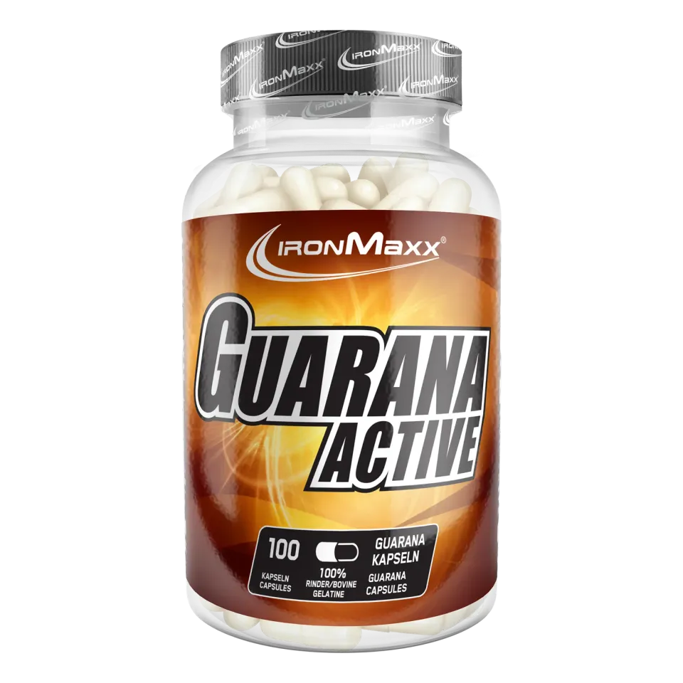 IronMaxx Guarana Active Kapseln 100 Stk natürliches Koffein
