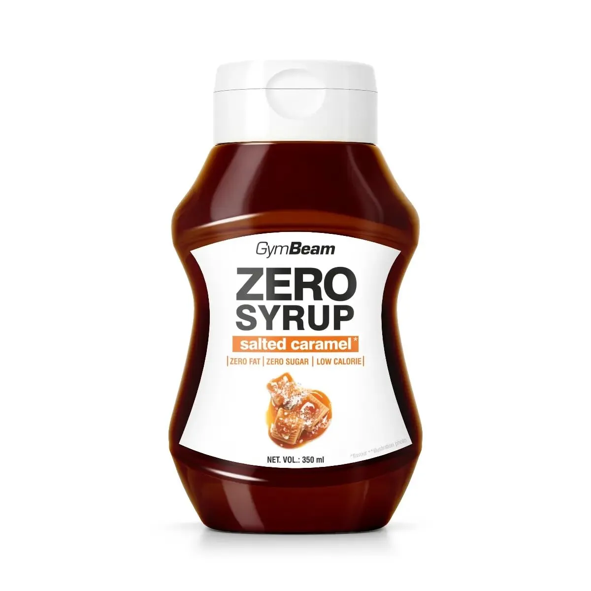GymBeam Zero Syrup Sirup Salziges Karamell 6x350 ml