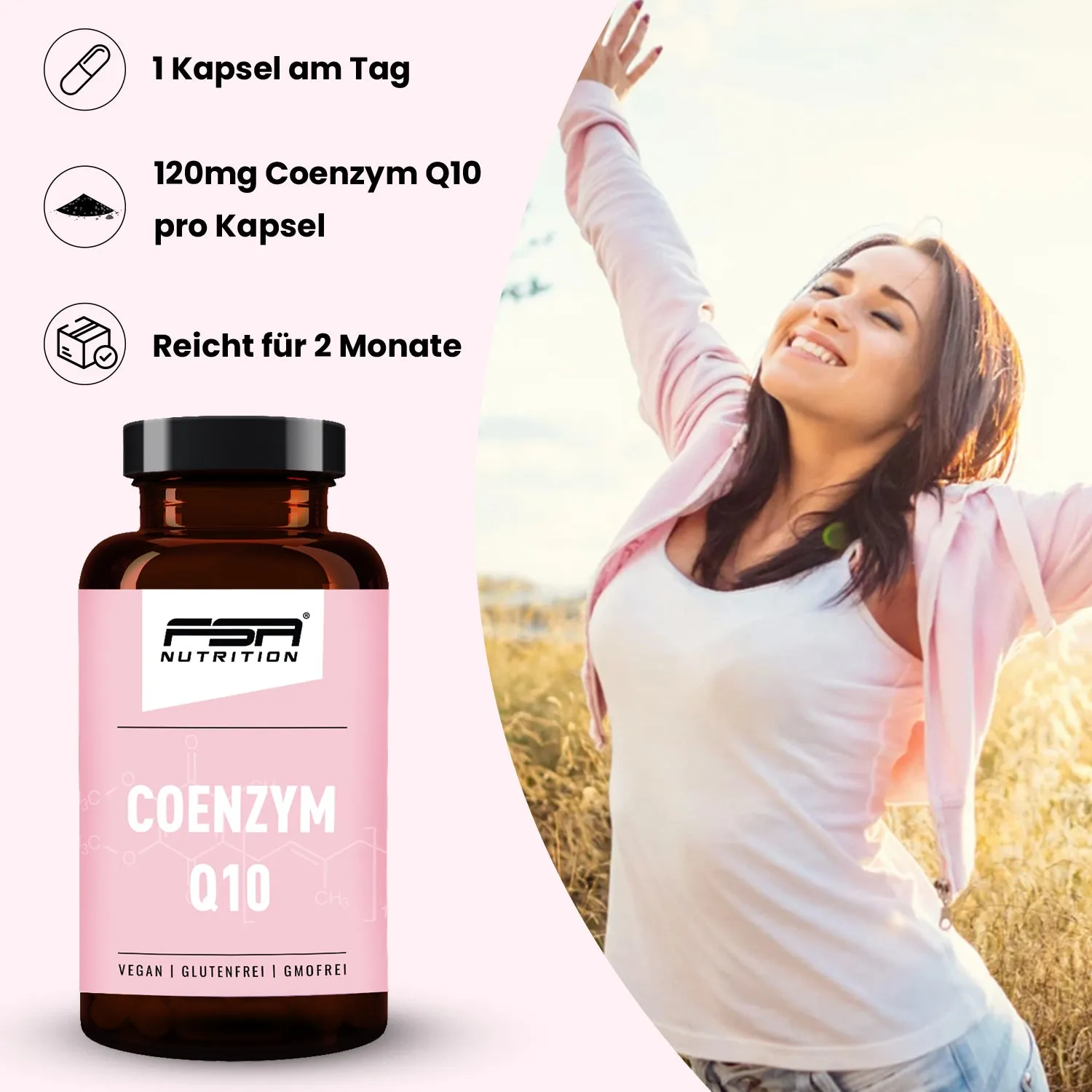 FSA Nutrition Coenzym Q10 Kapseln 120 mg hochdosiert