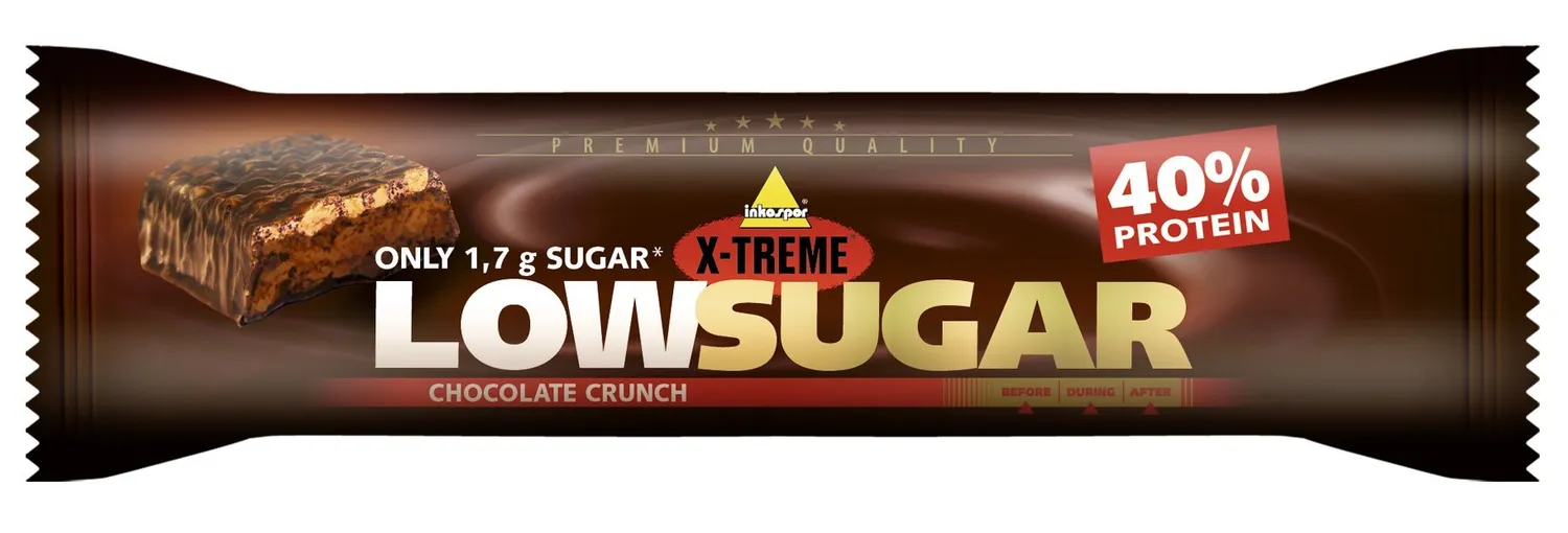 Inkospor X-Treme Low Sugar Riegel Vanilla Crunch 24x65g