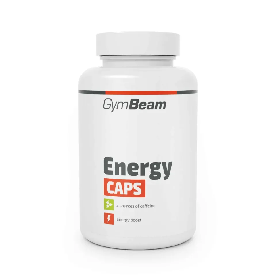 GymBeam Energy Kapseln Koffein Guarana 120 Caps vegan