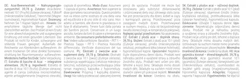GymBeam Acai Beerenextrakt Kapseln 60 Stk 10:1 vegan