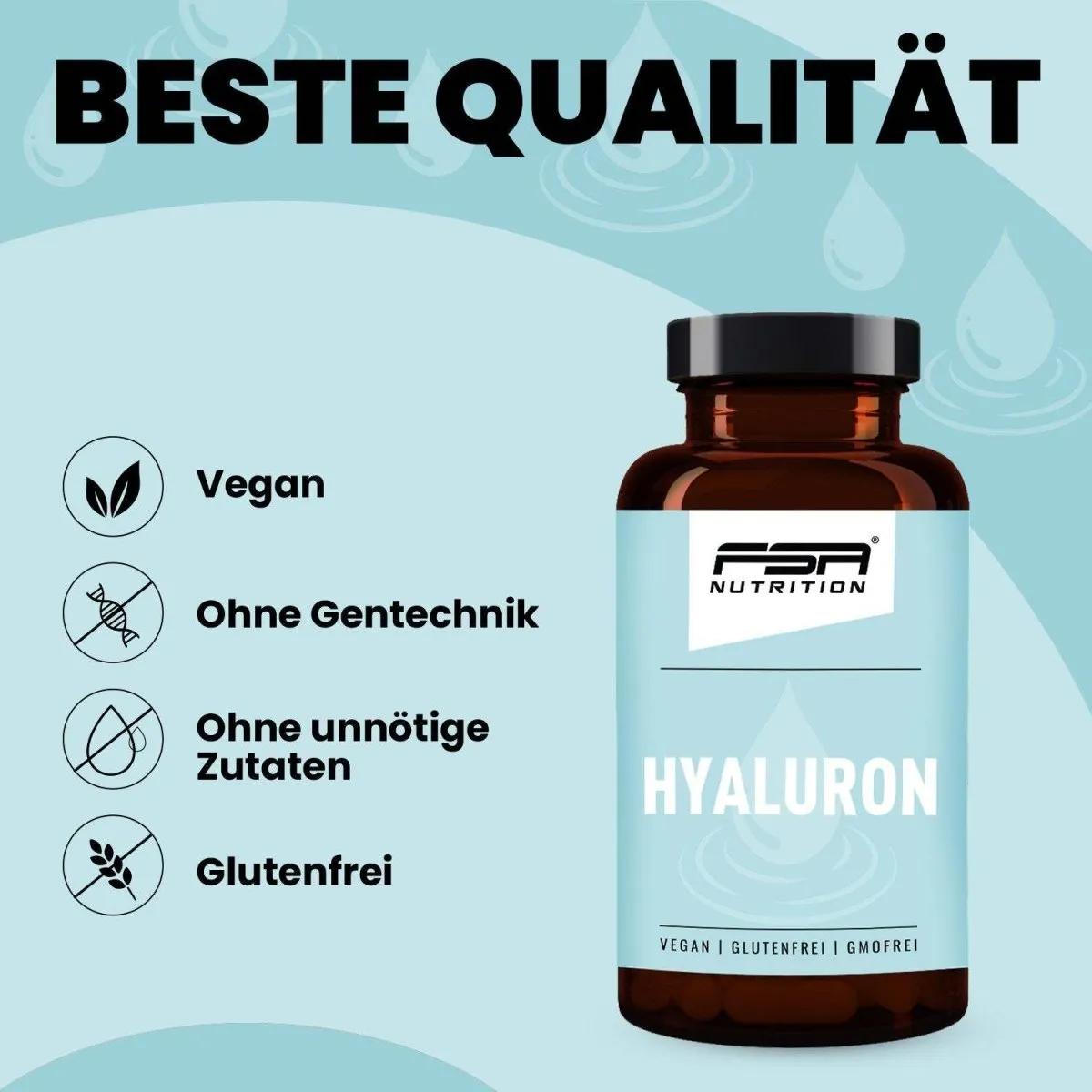 FSA Nutrition Hyaluron Kapseln 600 mg Hyaluronsäure
