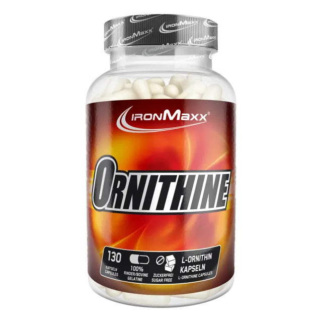 IronMaxx L-Ornithin Aminosäuren Kapseln 130 Caps HCl