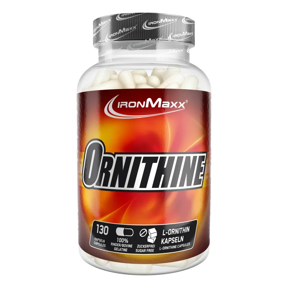 IronMaxx L-Ornithin Aminosäuren Kapseln 130 Caps HCl