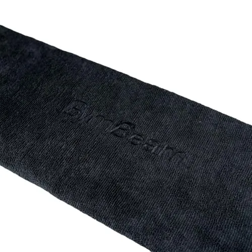 GymBeam Mikrofaser Sporthandtuch Large Schwarz schnelltrocknend