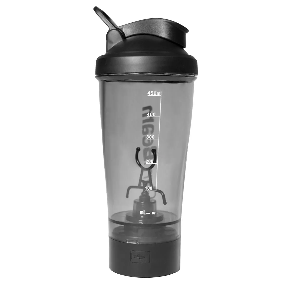 GymBeam Elektrischer Proteinshaker 450 ml USB-C mit Rührblatt