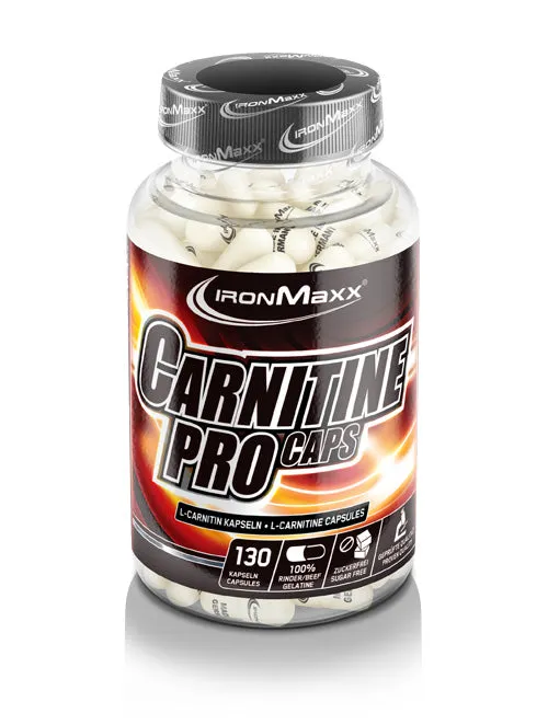 IronMaxx Carnitine Pro L-Carnitin Kapseln 130 Stück hochdosiert