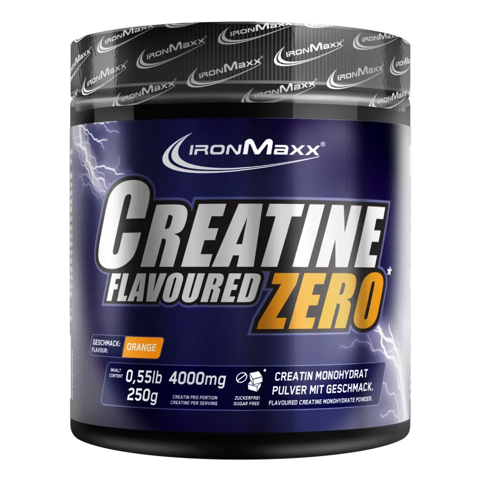 IronMaxx Creatine Flavoured Zero Kreatin 250g Orange