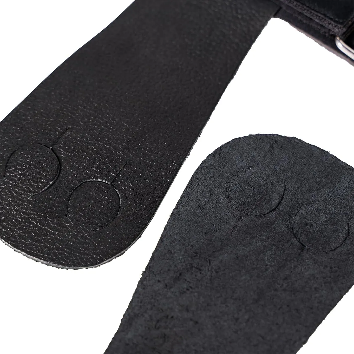 GymBeam Strong-Grip Zughilfen Leder Nylon 2-Finger