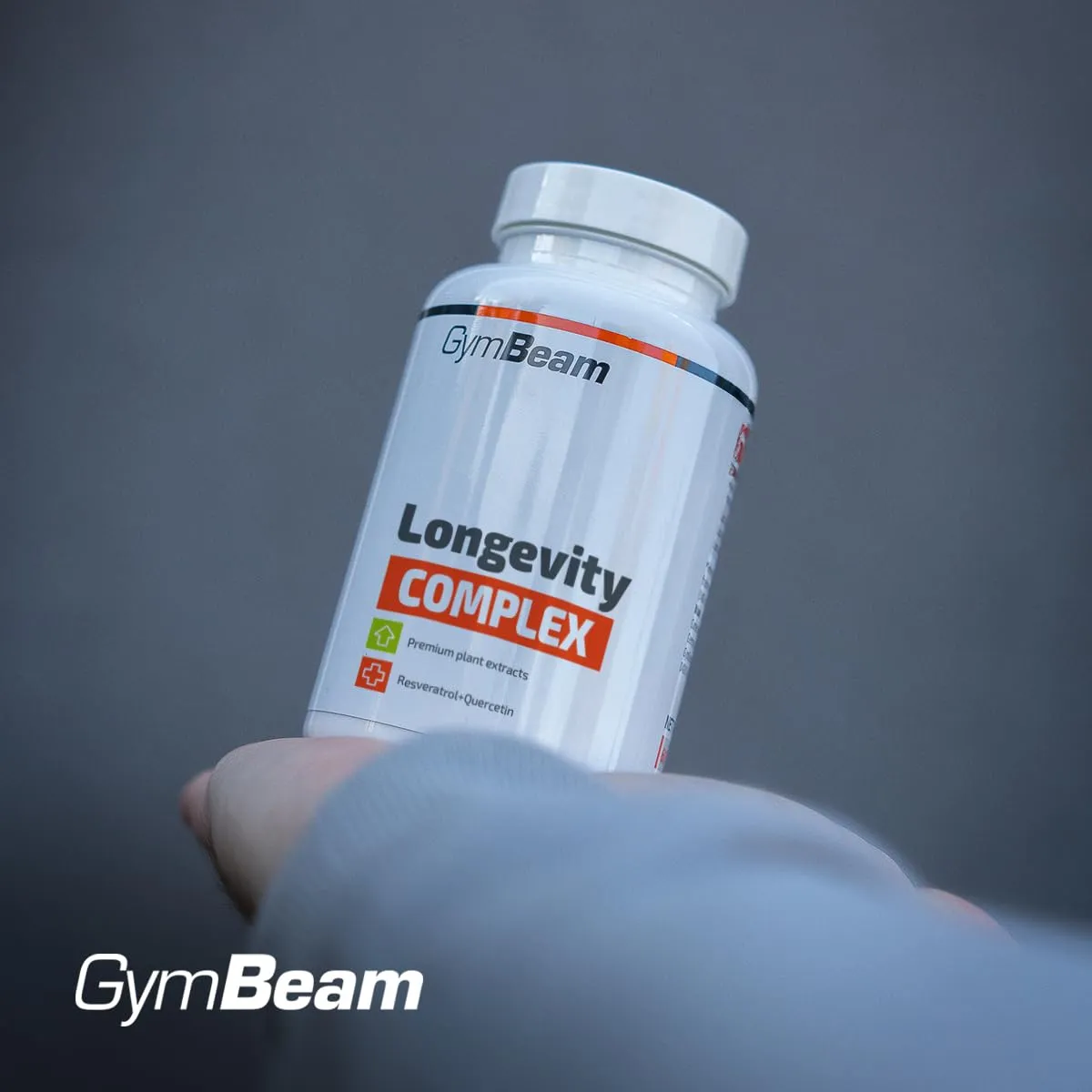 GymBeam Longevity Komplex Kapseln 90 Q10 Resveratrol