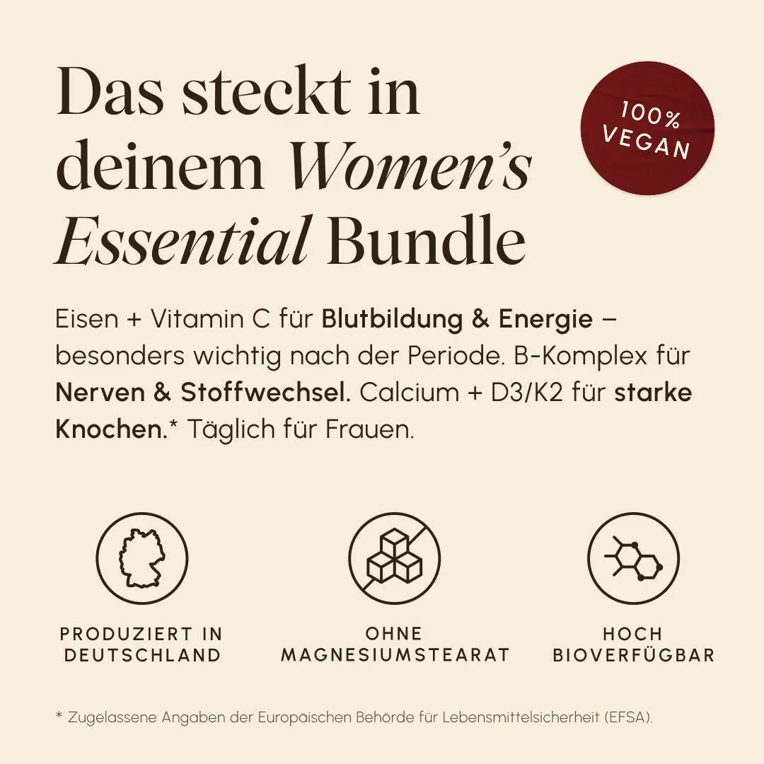 VETAIN Women's Essential Bundle Set 4-teilig