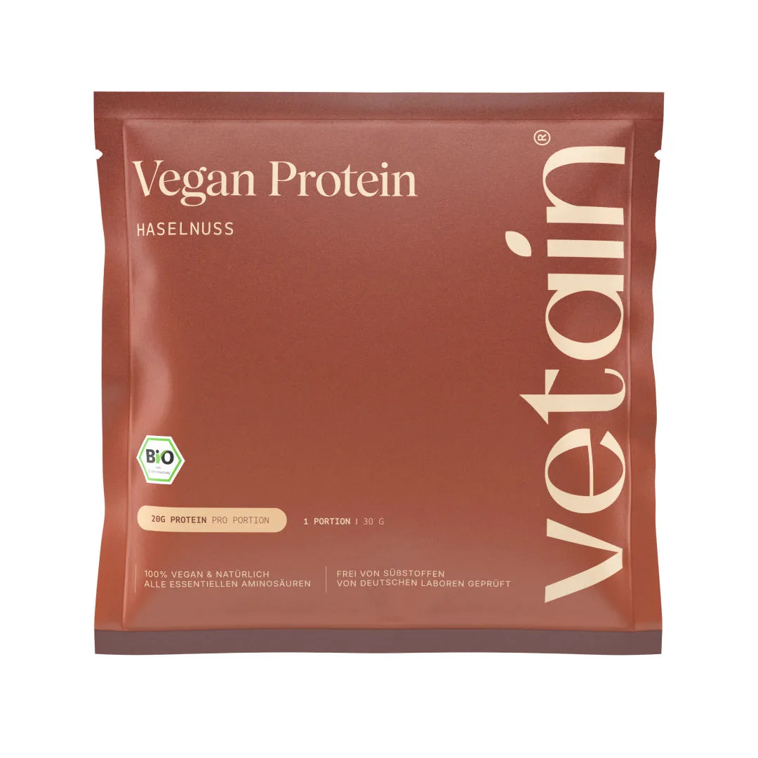 Vetain Vegan Protein Probe 30g Bio zum Testen