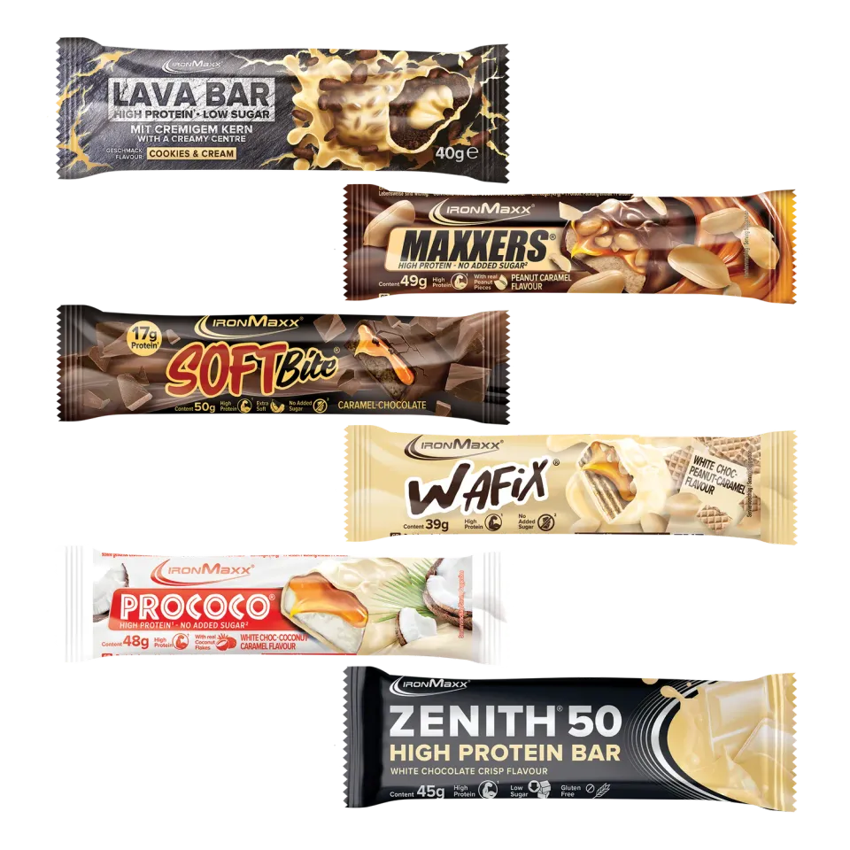 IronMaxx Protein Bar Discovery Bundle Riegelbox 6 Sorten