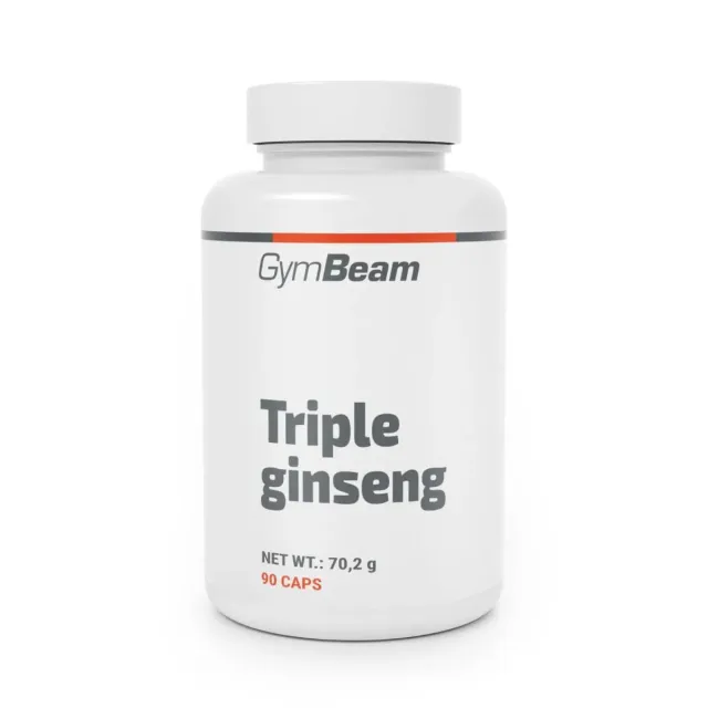 GymBeam Triple Ginseng Komplex Kapseln 90 Stück