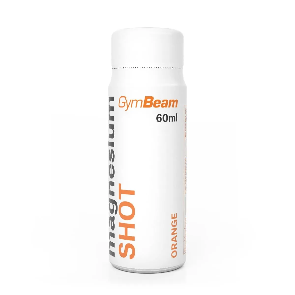 GymBeam Magnesium Citrat Shot Trinkampulle Orange 60 ml vegan