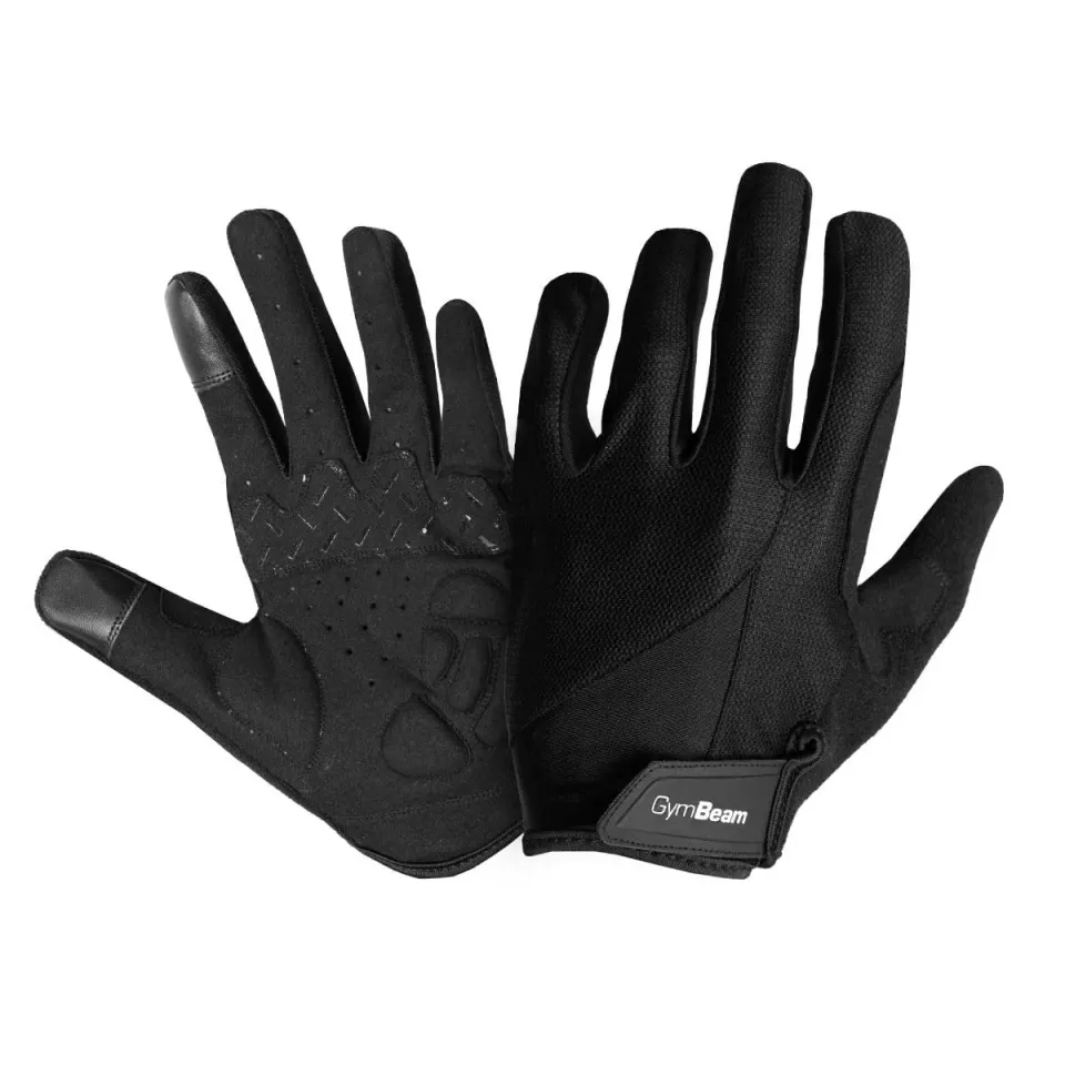 GymBeam Full-Finger Fahrradhandschuhe Touch Leder Mesh