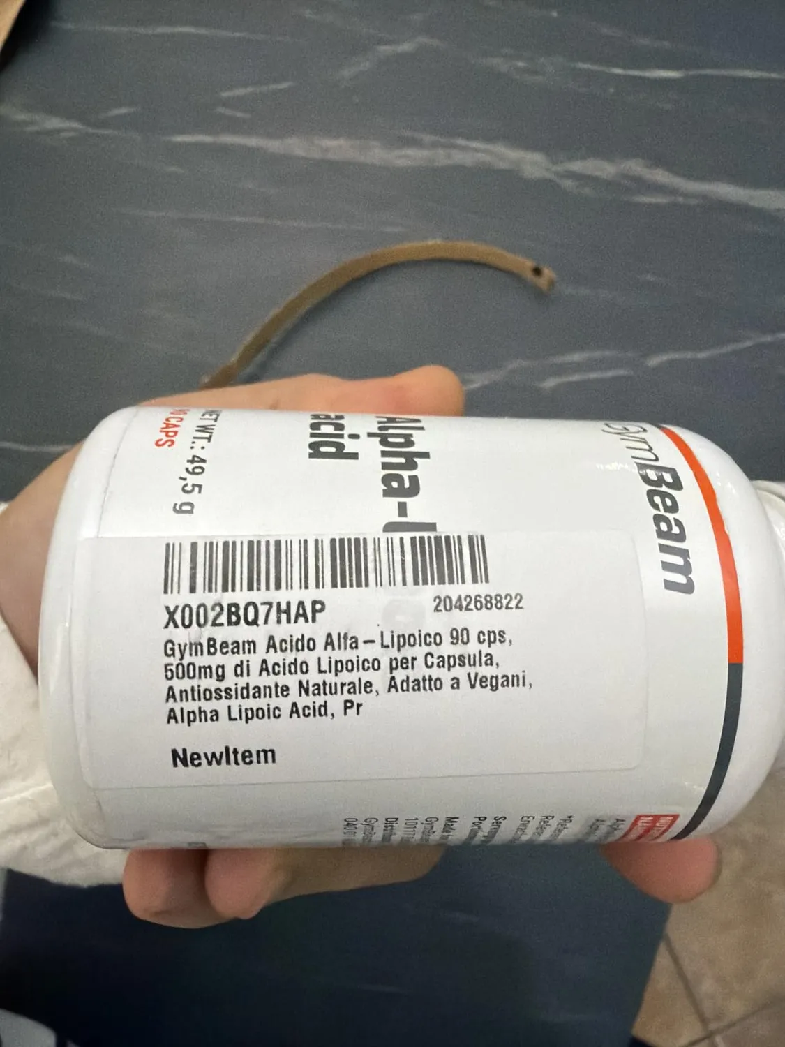 GymBeam Alpha-Liponsäure Kapseln 90 Stück vegan Glutathion