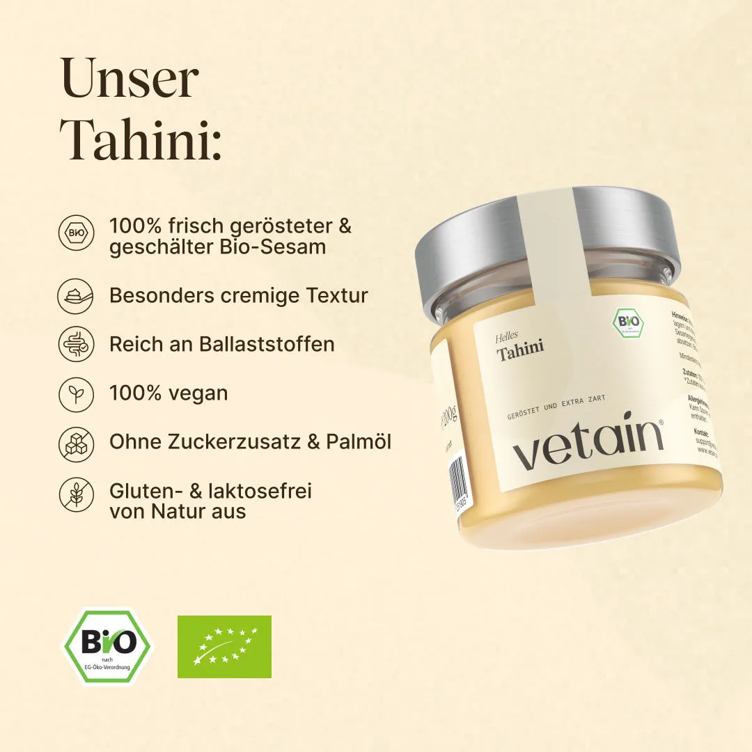 Vetain Bio Tahini hell 200g Sesammus cremig