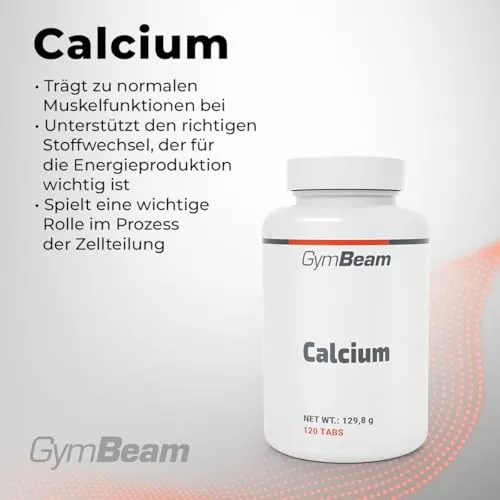 GymBeam Calcium Tabletten 120 Tabs 400 mg vegan