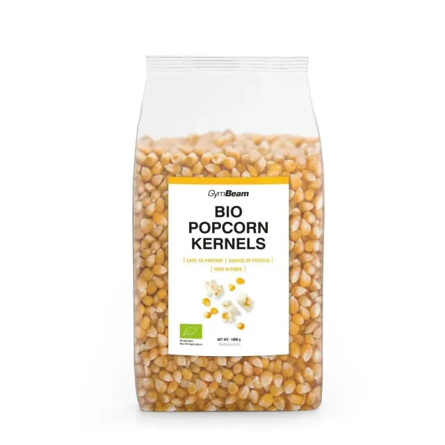 GymBeam BIO Popcorn Mais 1000 g ballaststoffreich
