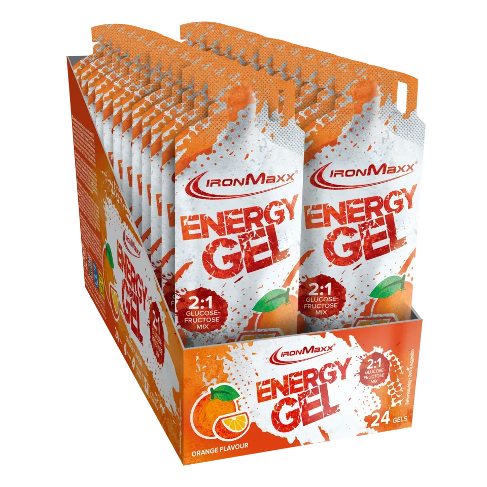 IronMaxx Hydro Energy Gel Orange 24x67ml kohlenhydratreich