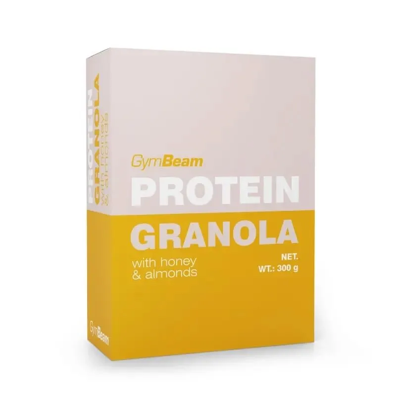 GymBeam Protein Granola Honig Mandel 300 g vegan