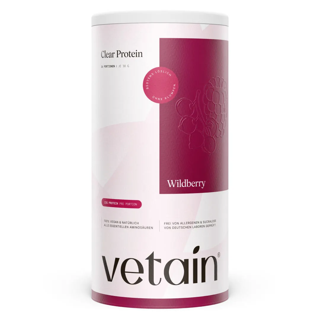 VETAIN Clear Protein Pulver Cherry-Sour 480g sauer