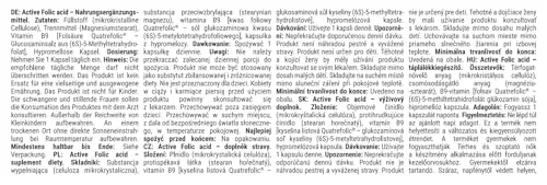 GymBeam Aktive Folsäure Kapseln 60 Kaps Quatrefolic