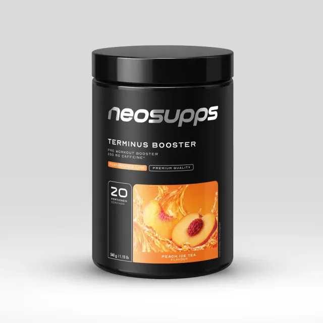Neosupps Terminus Booster 540g Peach Ice Tea Koffein