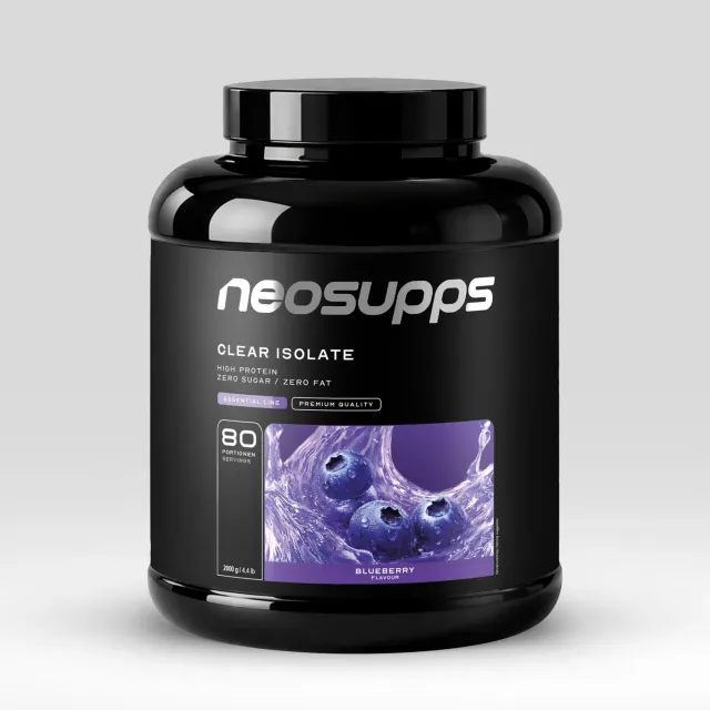 Neosupps Clear Isolate Blueberry 2000g Vorratspack