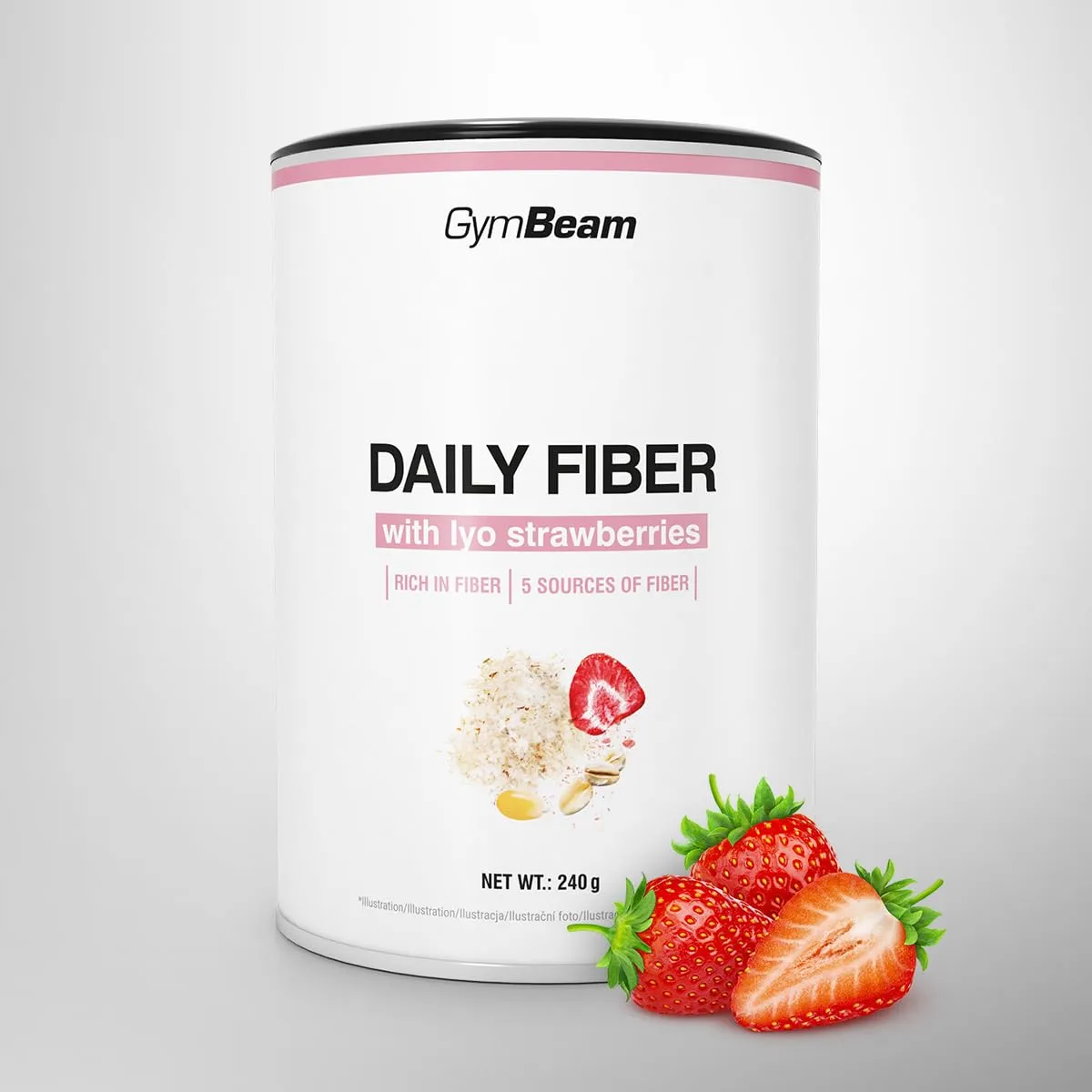 GymBeam Daily Fiber Ballaststoff Pulver 240 g