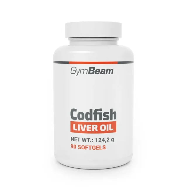 GymBeam Leberöl Kapseln 90 Kapseln mit Omega-3