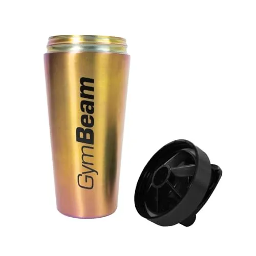 GymBeam Steel Shaker Holo Edelstahl 750 ml geruchsfrei