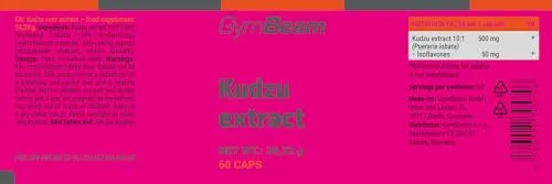GymBeam Kudzu-Wurzelextrakt 60 Kapseln 500 mg Frauen