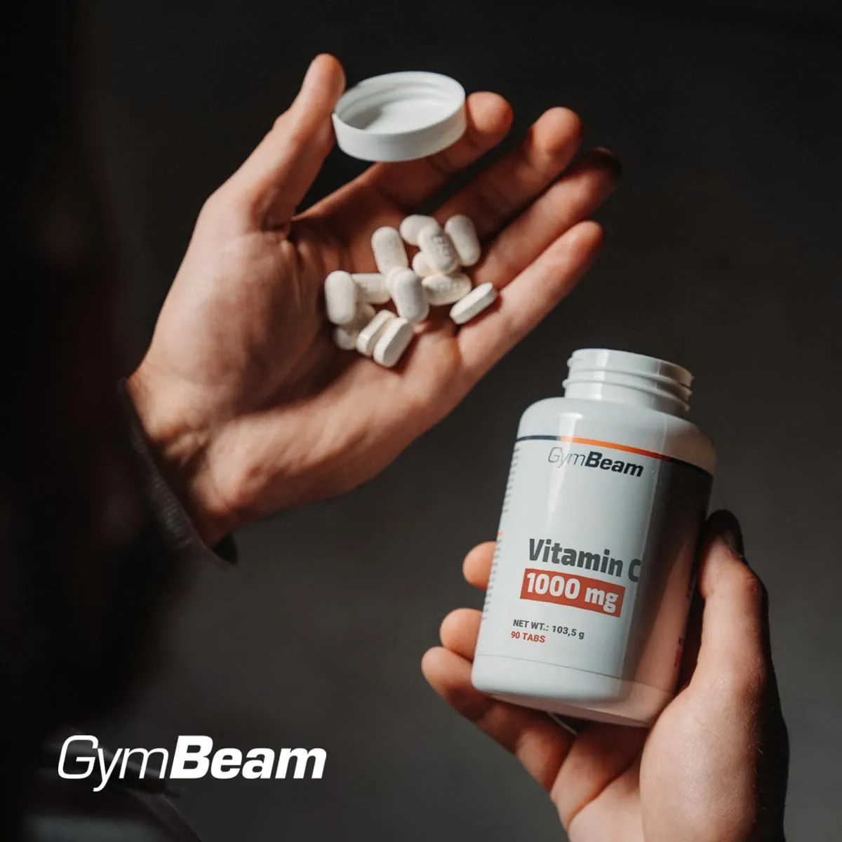 GymBeam Vitamin C 1000mg Kapseln 30 Stk Immunsystem