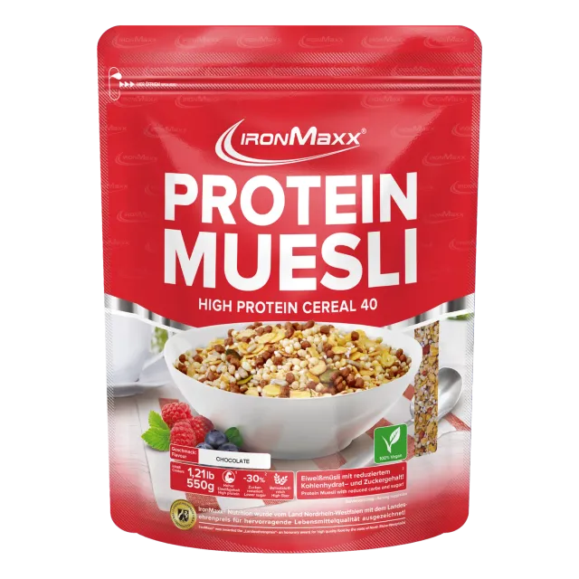 IronMaxx Protein Müsli Schokolade 550 g vegan