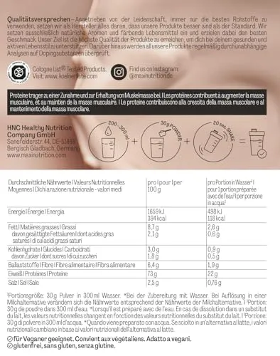 MaxiNutrition MaxVegan Protein Schoko 420g 22g Eiweiß