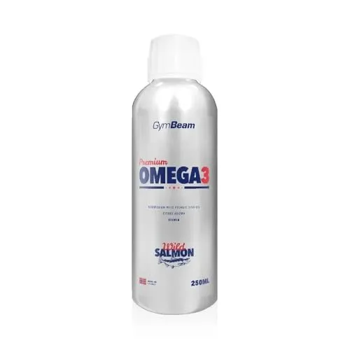 GymBeam Premium Omega 3 Öl 250 ml Zitrus Lachsöl