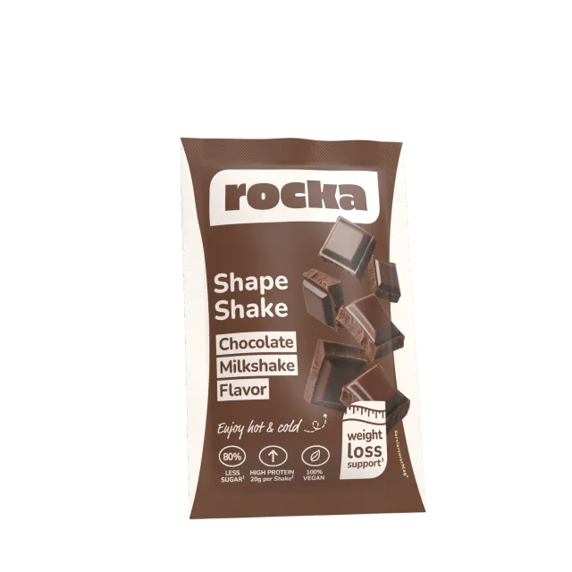 Rocka Nutrition Shape Shake Probe Proteinpulver 30g Chocolate Milkshake vegan