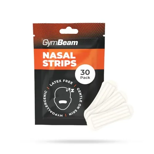 GymBeam Anti-Schnarch Nasenstrips 30 Stück hypoallergen