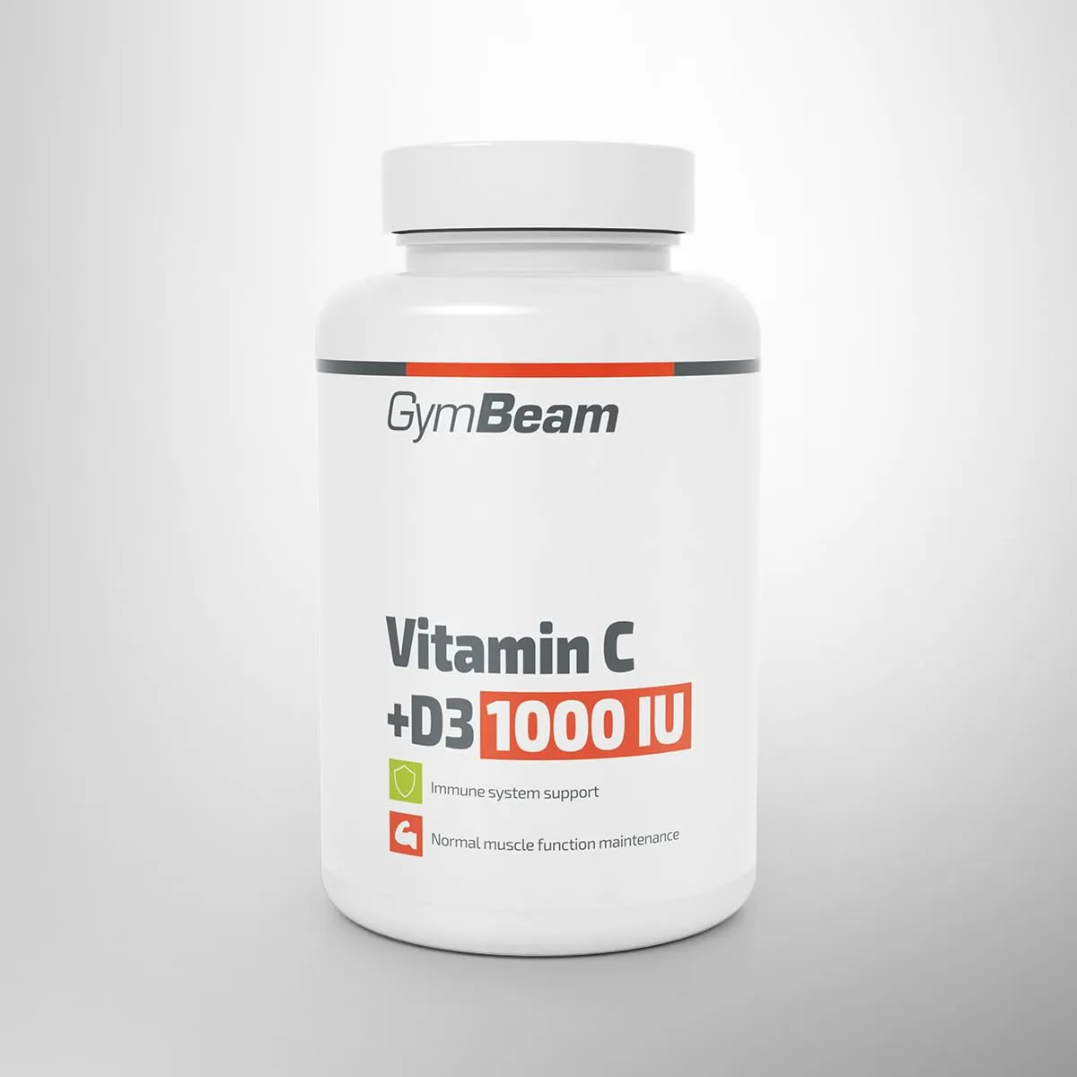 GymBeam Vitamin C + D3 1000 IU Tabletten 90 Tabs