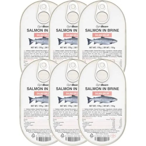GymBeam Lachs in Salzlake atlantisch 170 g proteinreich