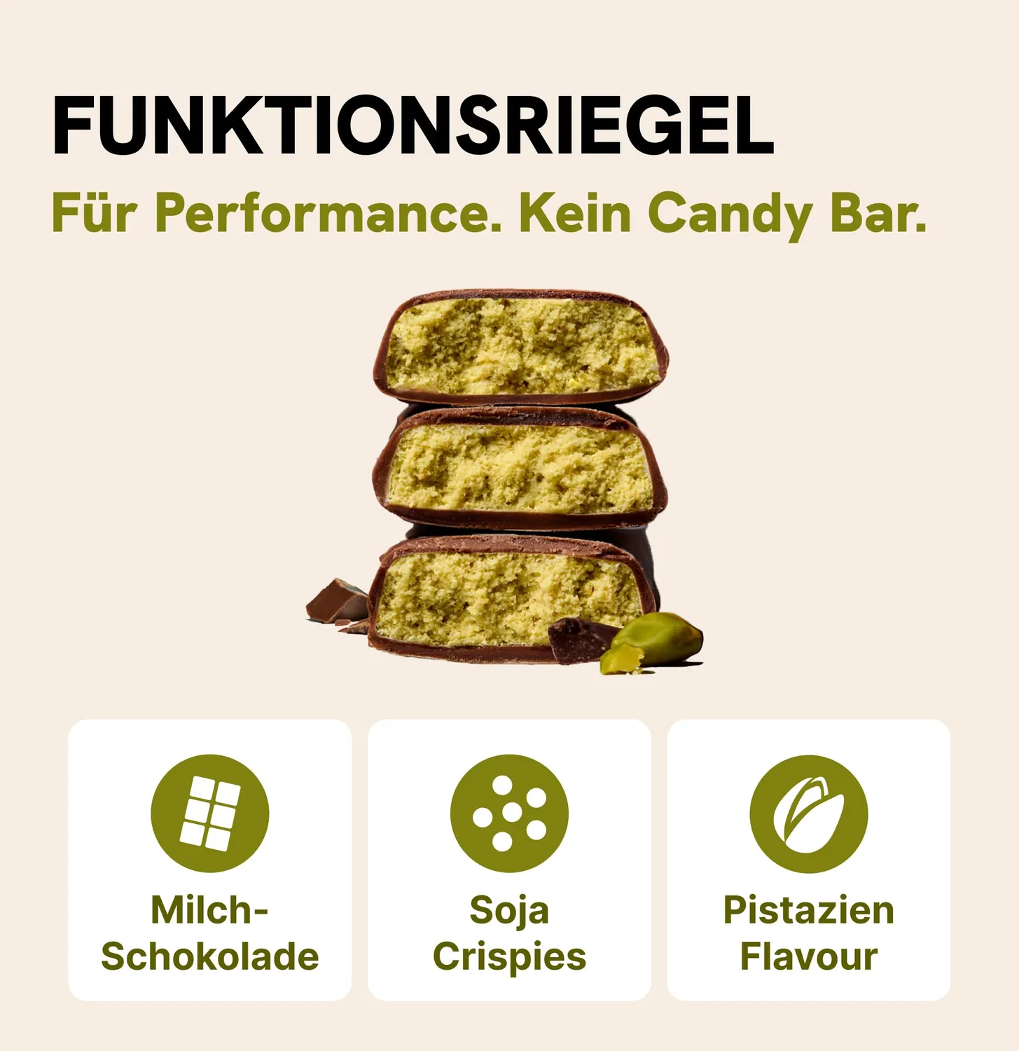 MaxiNutrition Kreatin Bar Riegel Schoko Pistachio 16x40g 3,5g Kreatin